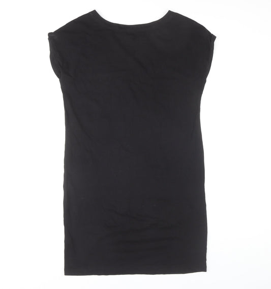 Next Women Black Cotton Dress Size 8
