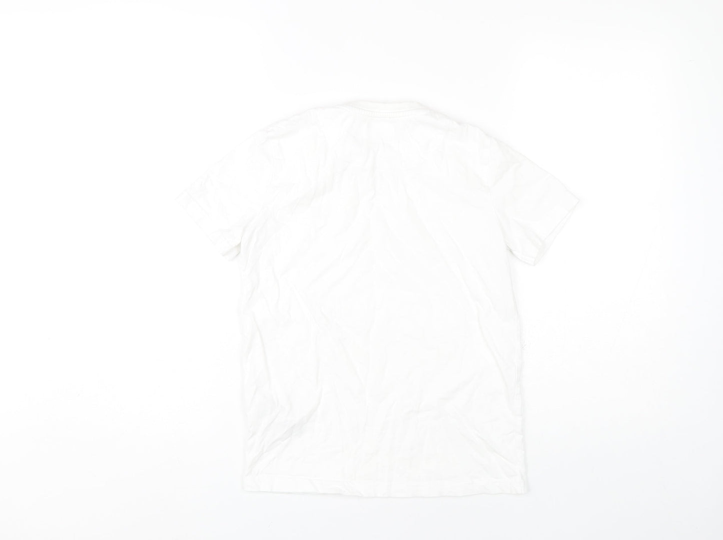 Lyle & Scott Boys White Cotton T-Shirt, Size 10-11, Logo Accent