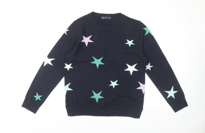 Womens UK Size 12 Marks and Spencer Multicoloured Pullover Jumper