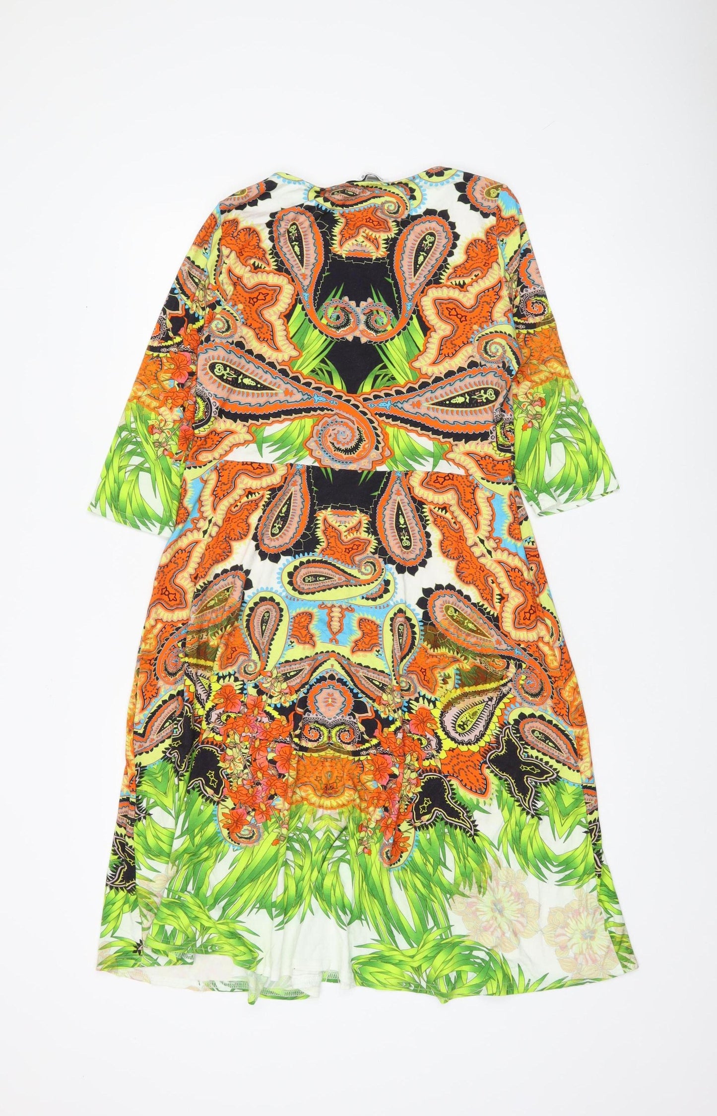 Belles of London Women's Multicoloured Paisley Dress, Size 10