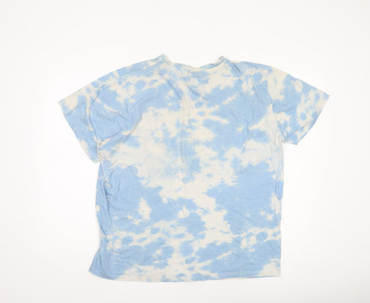 Stranger Things Men's XL Blue Graphic T-Shirt