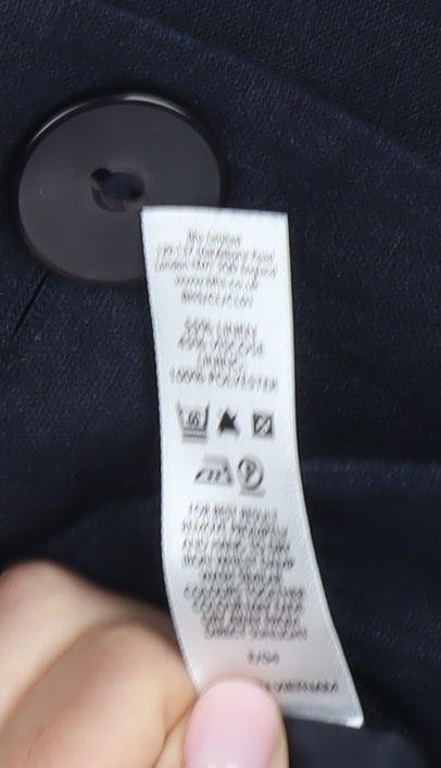 Classics Women's Navy Blue Short Sleeve Blazer Size 12