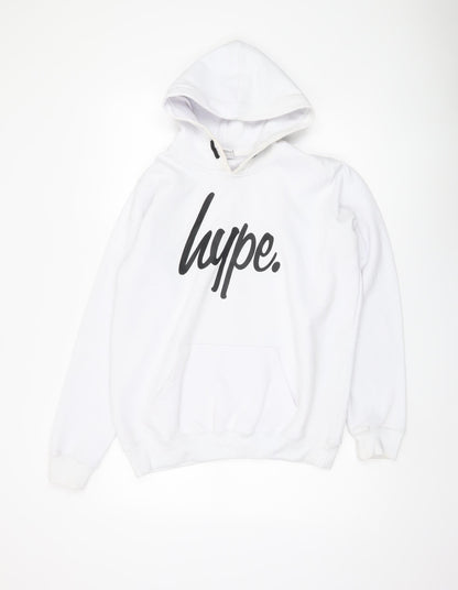 Hype Boys White Pullover Hoodie Size 16 Years