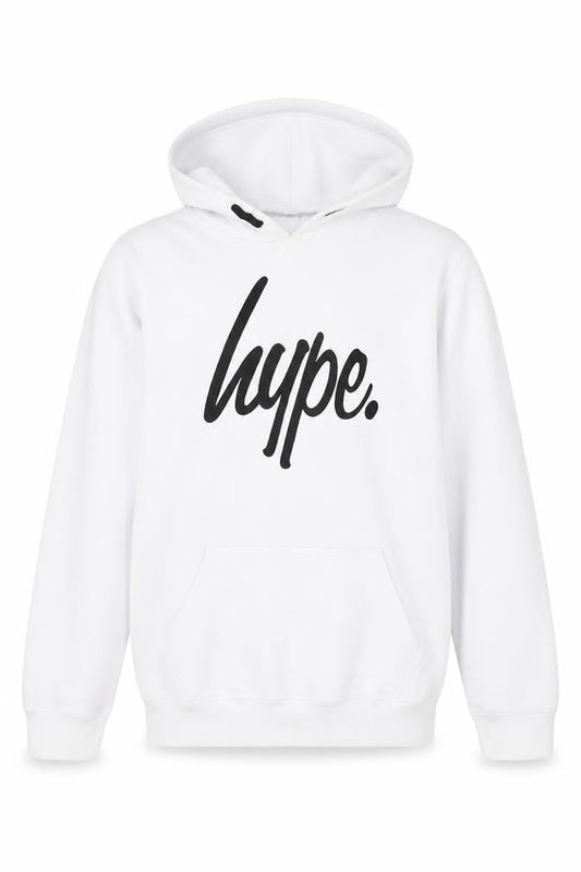 Hype Boys White Pullover Hoodie Size 16 Years