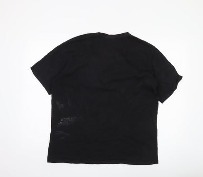 Peter Storm Men's Black XL T-Shirt, Short Sleeve, Logo Accent