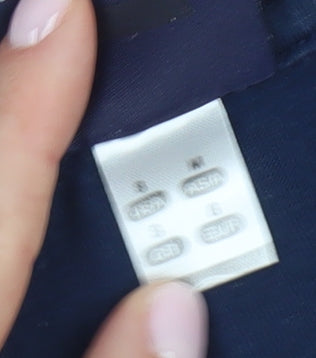 Umbro Men's Blue V-Neck T-Shirt, Size S