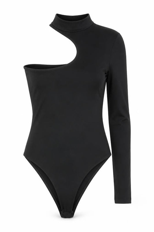 Womens UK Size 6 Nasty Gal  Black Bodysuit
