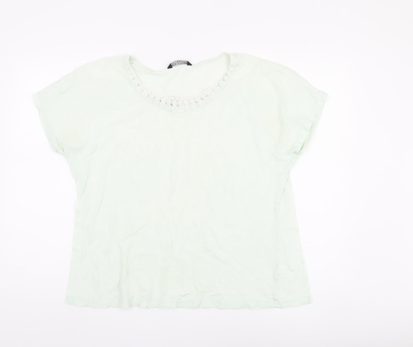 Womens UK Size 16 VIZ-A-VIZ White  T-Shirt