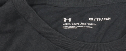 Under Armour Men's Black XS Relaxed Fit T-Shirt