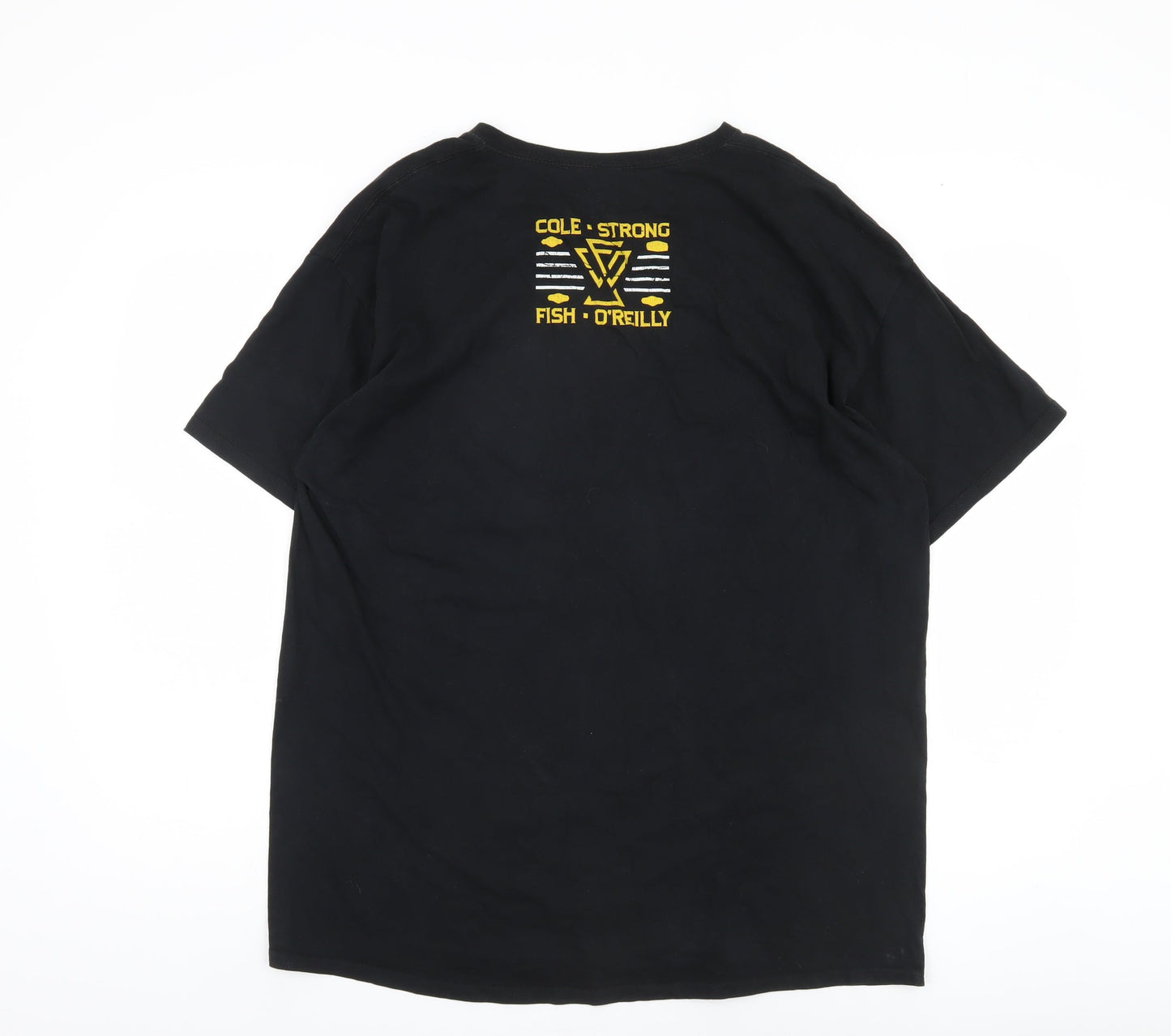 WWE Men's Black XL Graphic Print T-Shirt