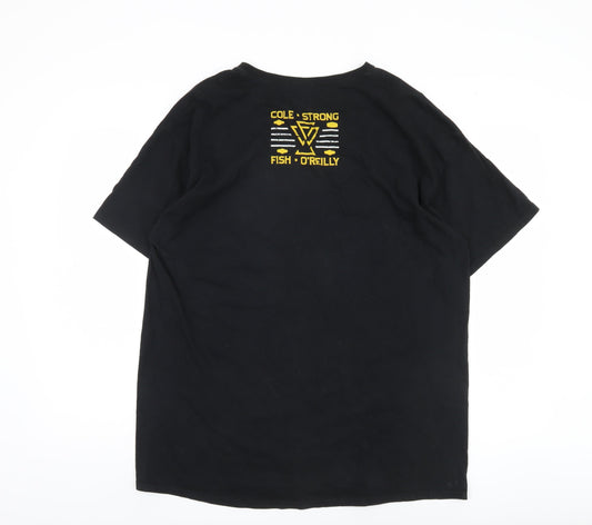 WWE Men's Black XL Graphic Print T-Shirt