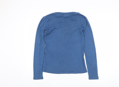 Laura Ashley Women's Blue Long Sleeve Top UK 12
