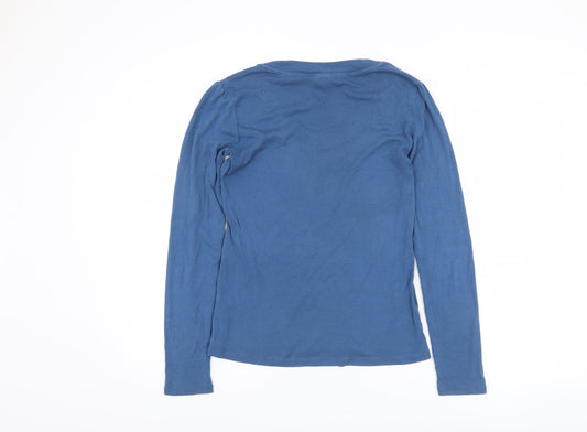 Laura Ashley Women's Blue Long Sleeve Top UK 12