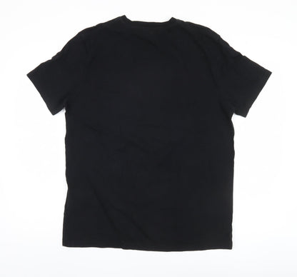 Topman Men's Black L Graphic Print T-Shirt