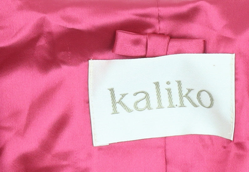 Kaliko Pink Cropped Blazer Women Size 16