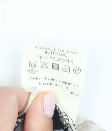 Etam Women's Multicoloured Floral Skirt Size 16