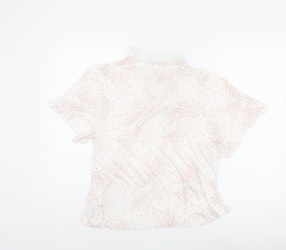 Womens UK Size 18 Marks and Spencer White Tunic Blouse