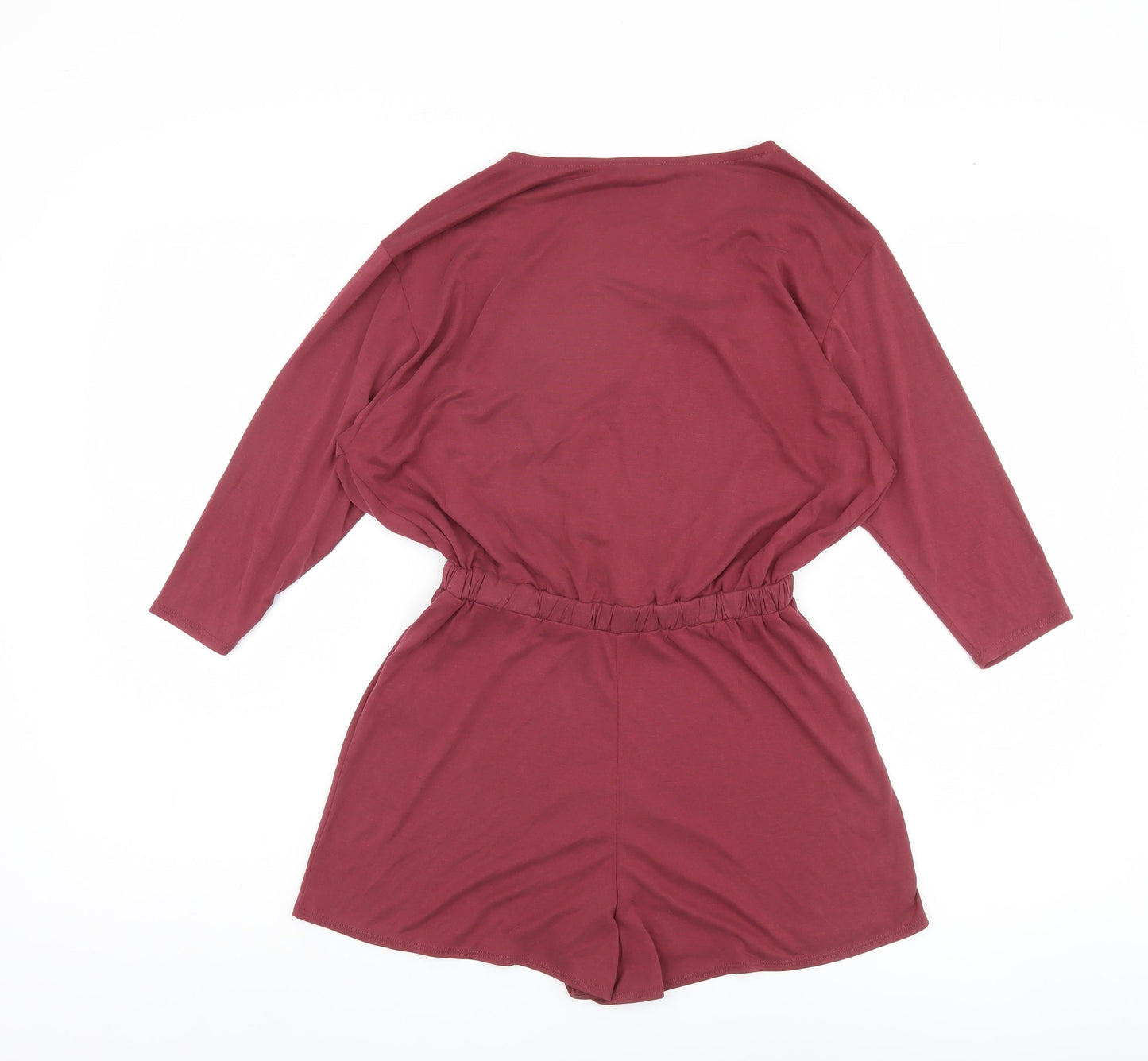 Silence + Noise Women's Red XS V-Neck Playsuit