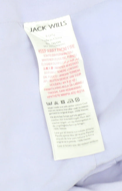 Jack Wills Women's Purple Cropped Camisole Top