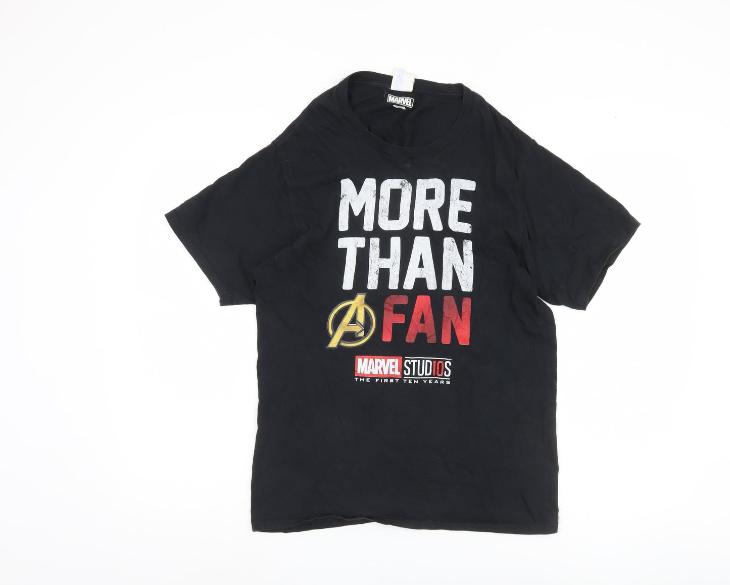 Marvel Men's Black Avengers T-Shirt Size S