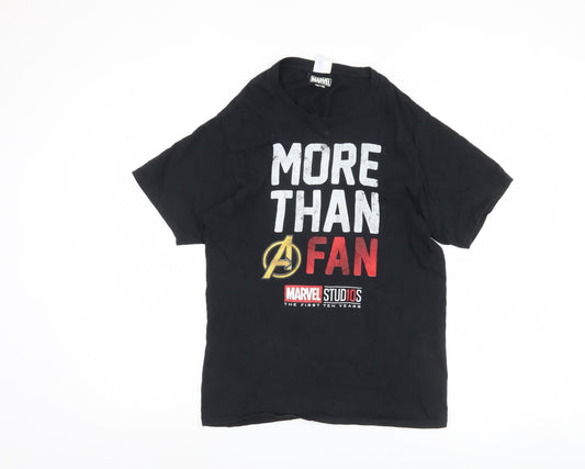 Marvel Men's Black Avengers T-Shirt Size S