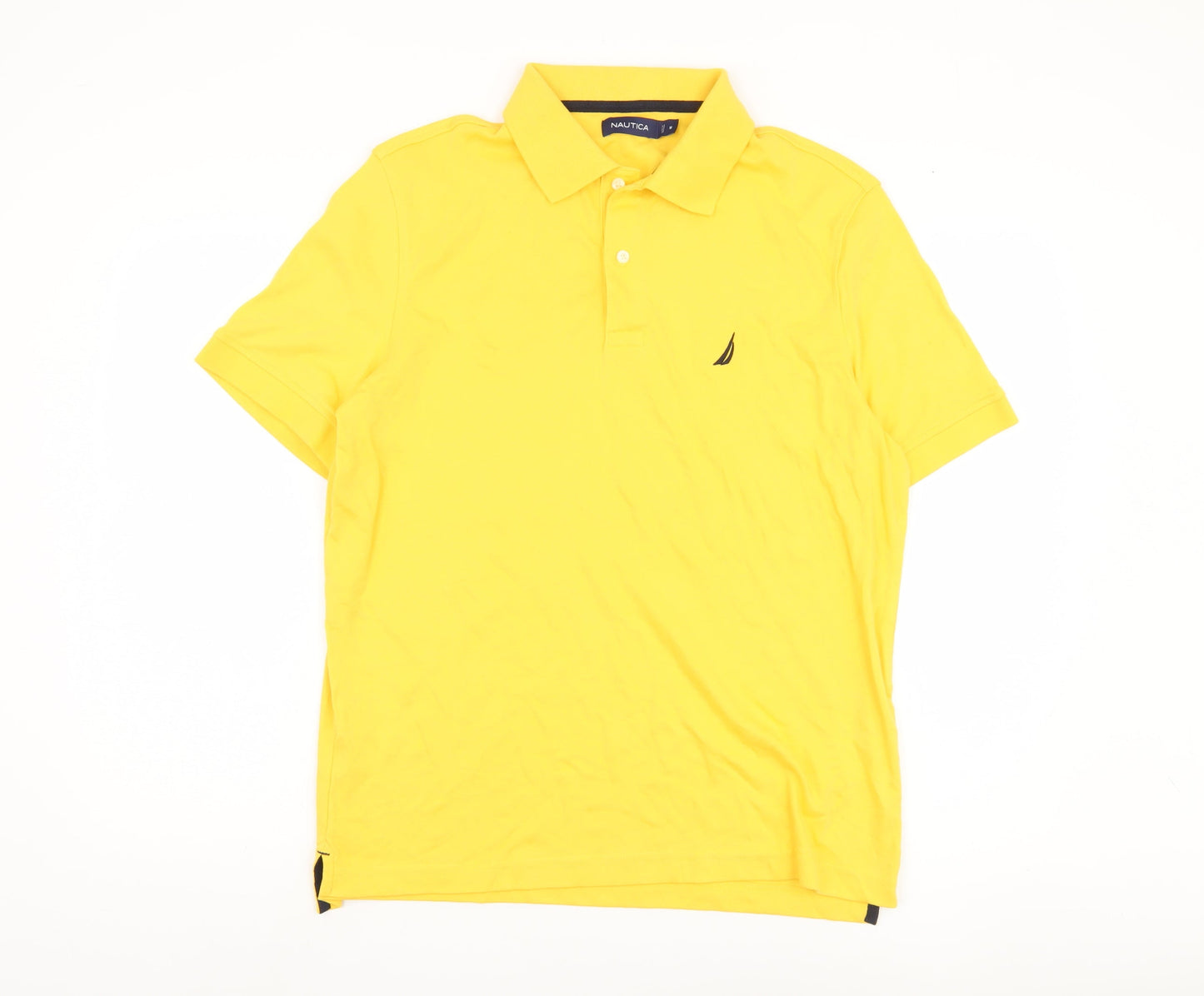 Nautica Men's Yellow Polo Shirt Short Sleeve M