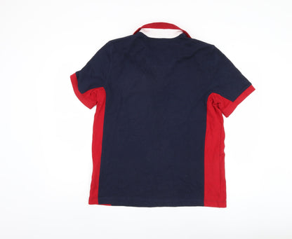 Nautica Men's Polo Shirt Red M Short Sleeve