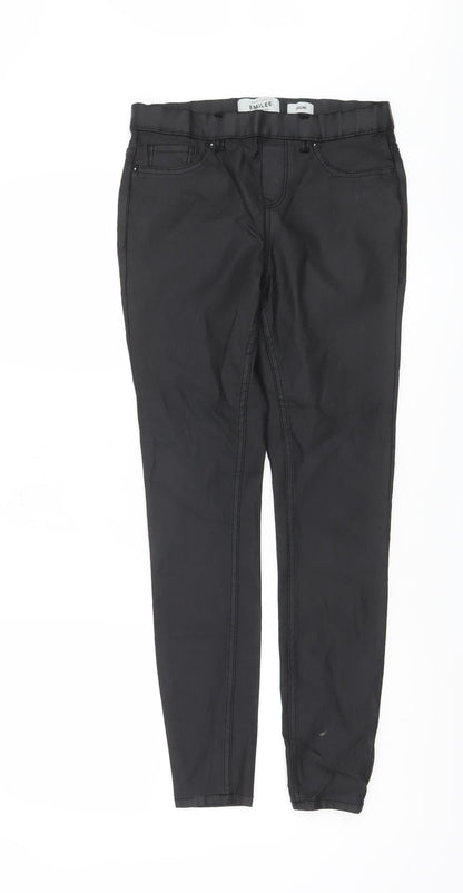 New Look Women's Black Skinny Trousers Size 10