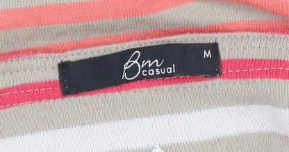 BM Casual Women's Multicoloured Striped Top M