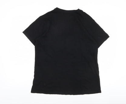 Rick and Morty Men's Black Graphic M T-Shirt