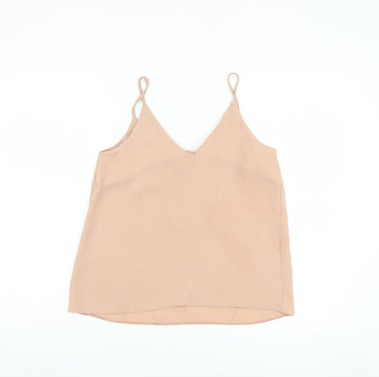New Look Beige Petite Camisole Blouse, Size 10, Casual