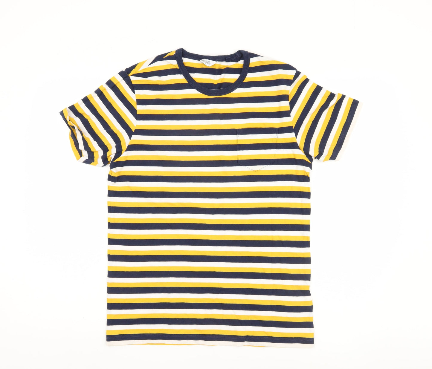Next Men's Multicoloured Striped T-Shirt S