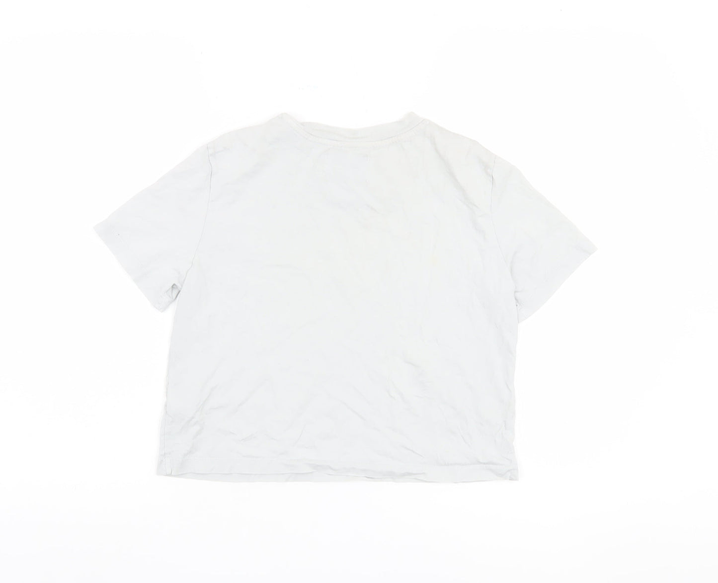 Calvin Klein Women’s White Cotton T-Shirt, Size S