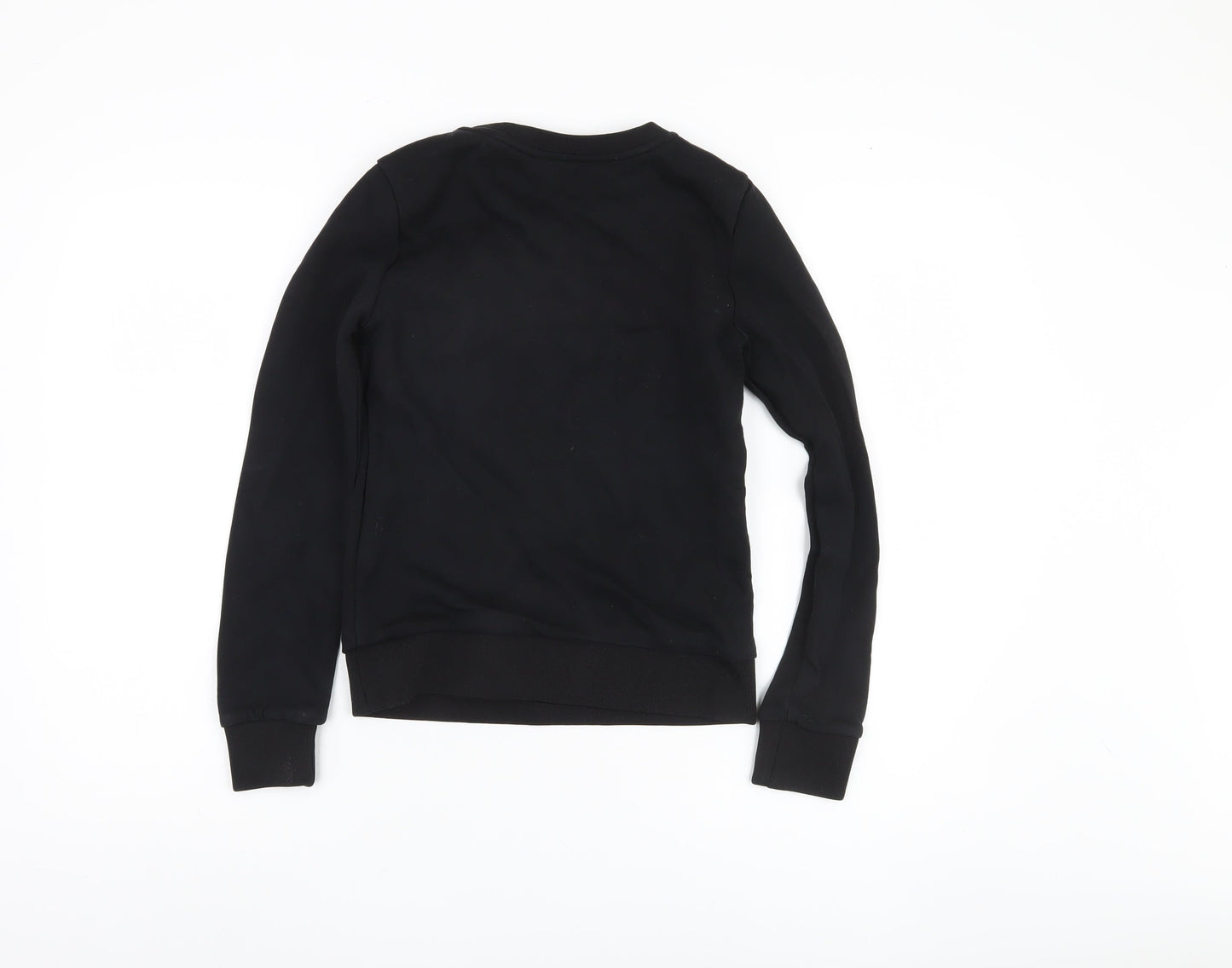Armani Exchange Boys Black XS Graphic Crew Neck Sweatshirt