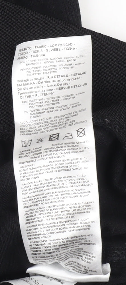 Armani Exchange Boys Black XS Graphic Crew Neck Sweatshirt