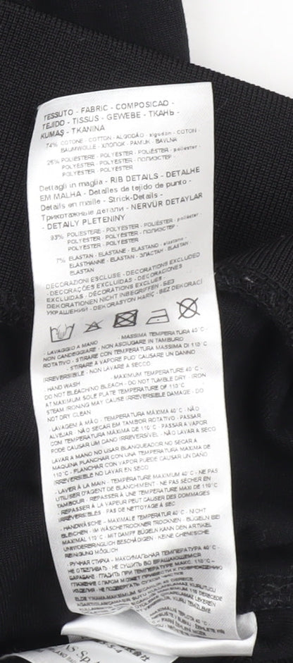 Armani Exchange Boys Black XS Graphic Crew Neck Sweatshirt