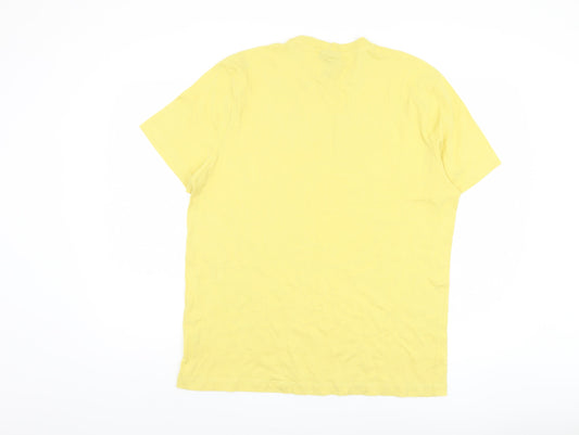Nirvana Unisex Yellow XL Band Tee