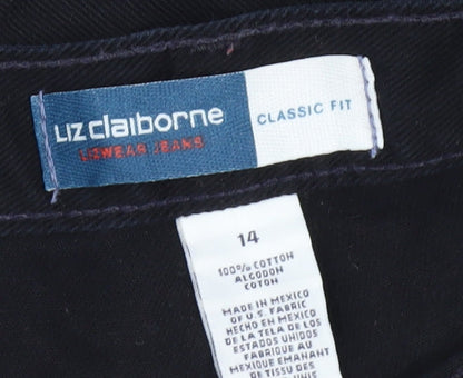 Liz Claiborne Women's Black Classic Shorts Size 14