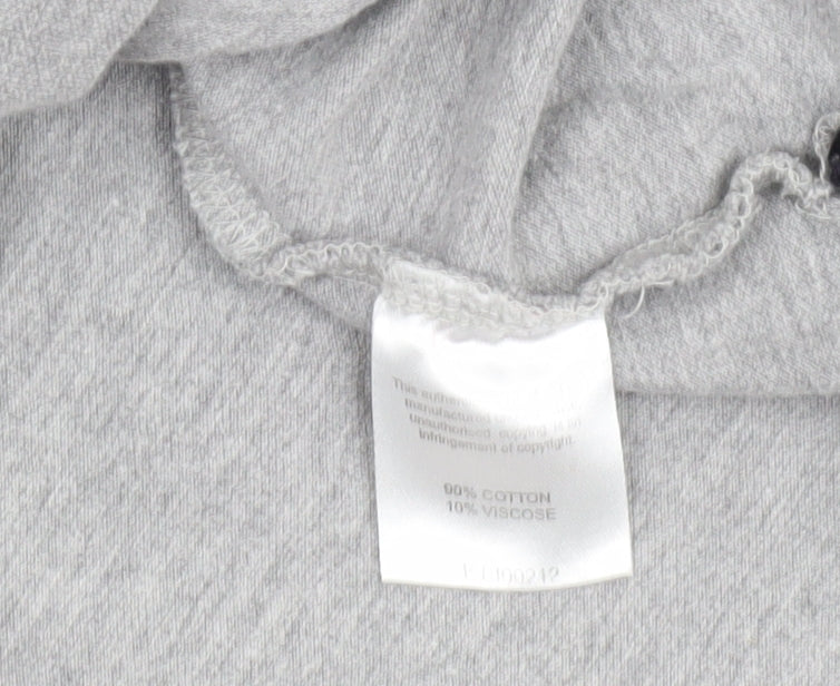 Kickers Men's Grey Polo Shirt L Short Sleeve Casual