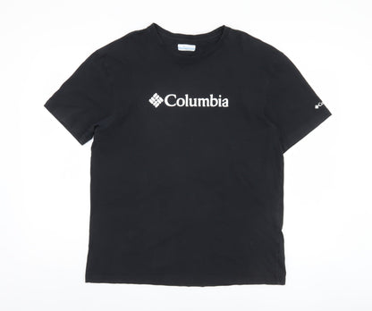 Mens UK Size L Columbia Black  T-Shirt