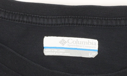 Mens UK Size L Columbia Black  T-Shirt