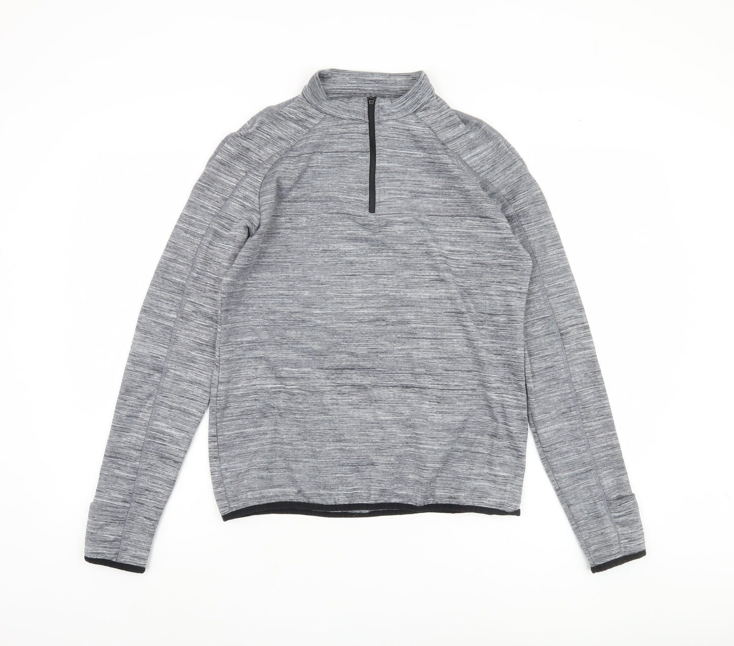 Damen Grey Men's M Long Sleeve Pullover Casual Top