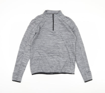 Damen Grey Men's M Long Sleeve Pullover Casual Top