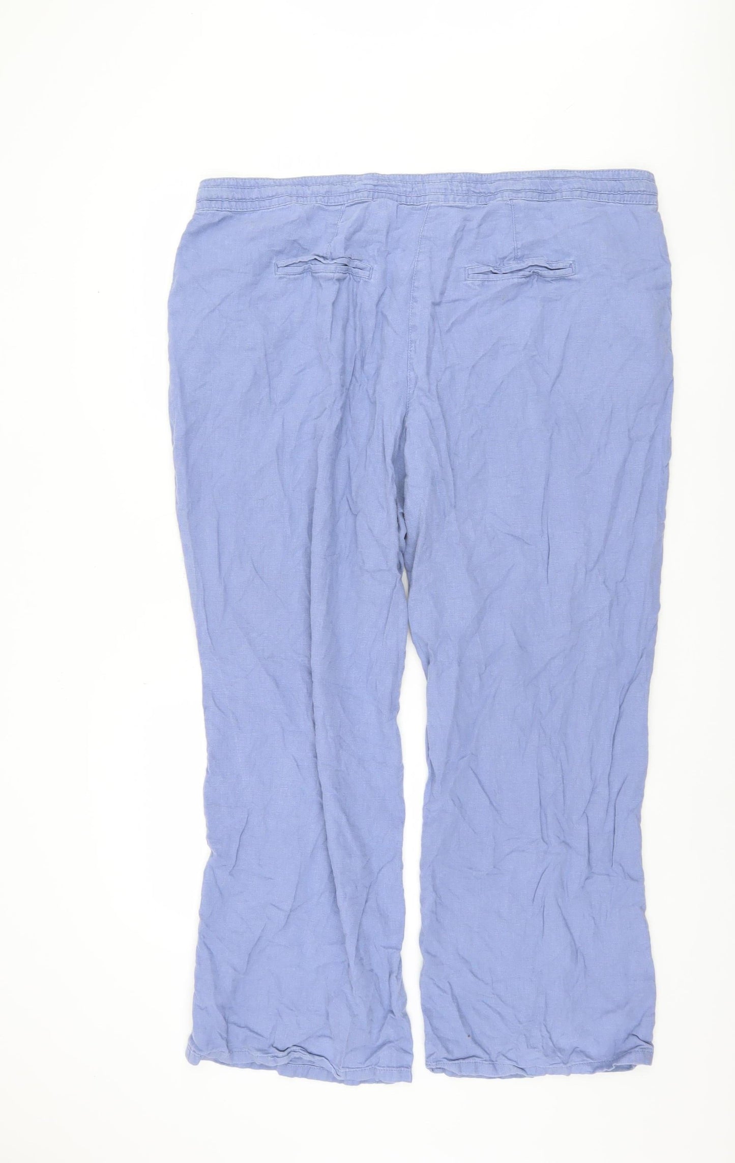 Womens UK Size 48 NEXT  Casual Blue Trousers