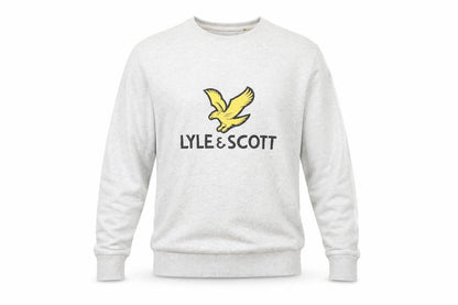 Mens UK Size M Lyle & Scott Grey Pullover Sweatshirt