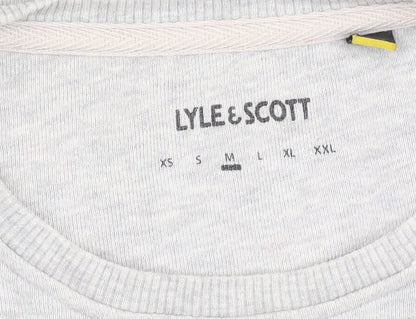 Mens UK Size M Lyle & Scott Grey Pullover Sweatshirt