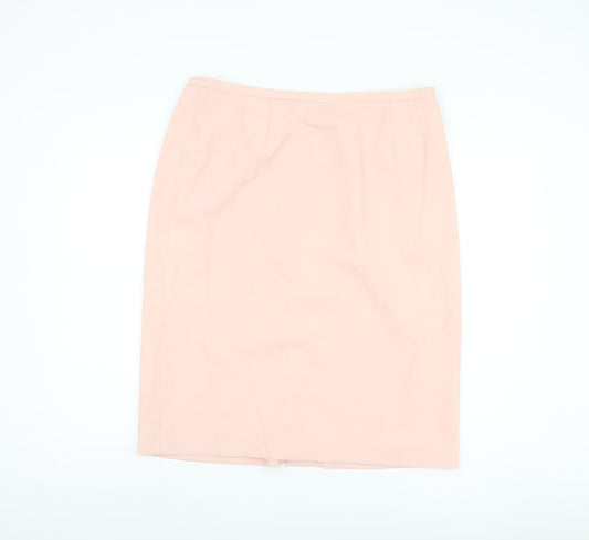 Jacques Vert Women's Pink Pencil Skirt Size 18