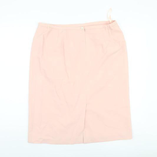 Jacques Vert Women's Pink Pencil Skirt Size 18