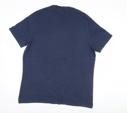 Original Penguin Men's XL Blue Graphic T-Shirt