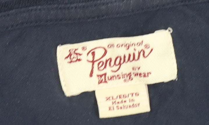 Original Penguin Men's XL Blue Graphic T-Shirt